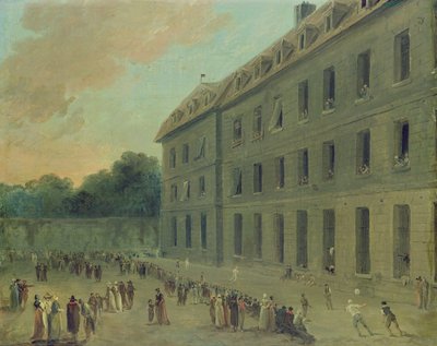 Freizeit im Saint-Lazare-Gefängnis von Hubert Robert